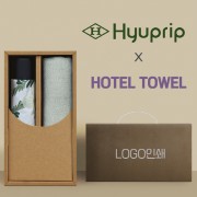 협립3단 뉴플라워즈 완전자동 양우산 +뱀부170세면타월-세트