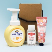 핸드워시 손소독제 핸드크림 핸드케어3종세트