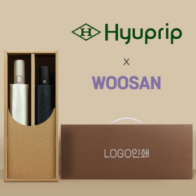 협립 3단60 8K 와인하트 암막 완전자동우산 +가르시아3단모던완전자동우산-세트