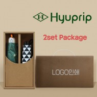 협립 5단 눈꽃 암막 우양산 +협립3단미니스타앵글수동우양산-세트