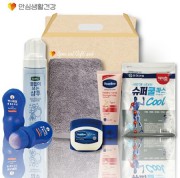돌봄케어107호(디펜드샴푸+멘소래담롤온+국산타올170g+바세린2종+유한양행슈퍼쿨파스)