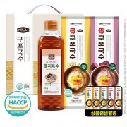 (3종) 멸치육수410ml +구포국수2p 랜덤  설 추석 명절 선물세트