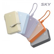 스카이 필 큐브 20000mAh PD QC 22.5W 미니 보조배터리 케이블세트 A20