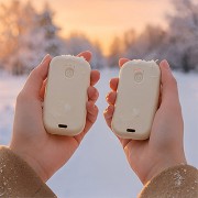 애니클리어 양손 듀얼 손난로 전기 핫팩 [2,500mAh+2,500mAh]