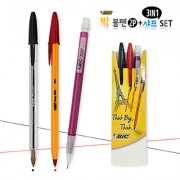 빅 볼펜 2P+샤프 세트(3in1)