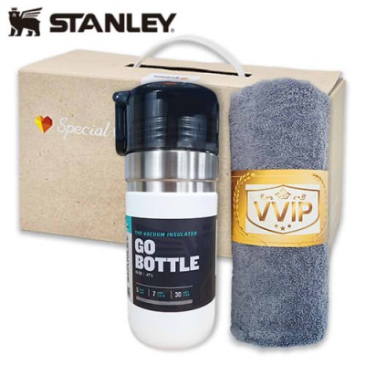 안심생건세트92호(스탠리 고진공고보틀473ml+고려황제코마사타올180g)