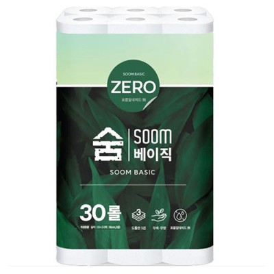 2540 숨 베이직 30롤3겹 화장지