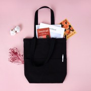 메이드유 투포켓 지퍼형 에코백 컬러 36 x 36 x 10