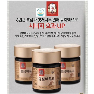 정관장 홍삼비옥고 100g 1병 홍삼 명절선물세트
