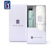 PGA 3단수동 카본 립스탑 암막 우양산+150g 면사타올 세트