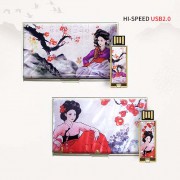 빛나 황진이 시리즈 자개 2종세트 (명함케이스+USB메모리 2.0 4GB~128GB) 2종 이미지