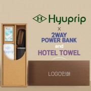 협립3단60 카라비너10K 거꾸로 300T고밀도 완전자동 우산 +배터리+협립눈꽃타월타월-세트