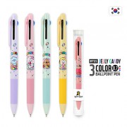 BT21 젤리캔디 3색 볼펜 (0.7mm)