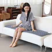 한일의료기 탄소매트 전기장판 전기요 싱글 더블 전기매트 극세사25 3단 방석 HIM-300PT