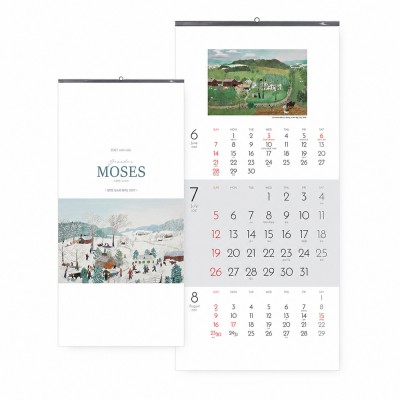 2027년 벽걸이 달력 그랜마 모지스 335*700