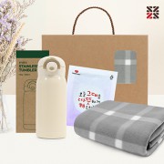 따뜻한담요텀블러세트-M체크