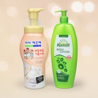 아이깨끗해 바디워시  카밀 바디로션 세트