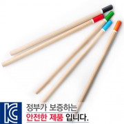 원목컬러원형미두연필 (컬러인쇄가능)