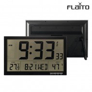 플라이토 디지털 LCD 무소음 전자 탁상 벽시계