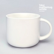 14oz 디브플레르 반무광화이트머그