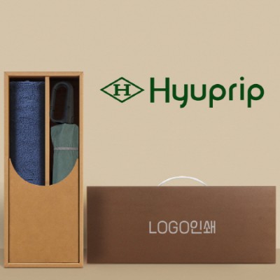 협립3단60 카라비너10K 거꾸로 300T고밀도 완전자동 우산 and 코마40수180호텔타월-세트