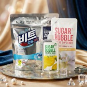 비트 캡슐세제 28입 슈가버블 주방세제 섬유유연제 3종세트