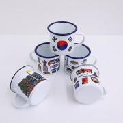 나빌레라 전통일러스트법랑머그컵