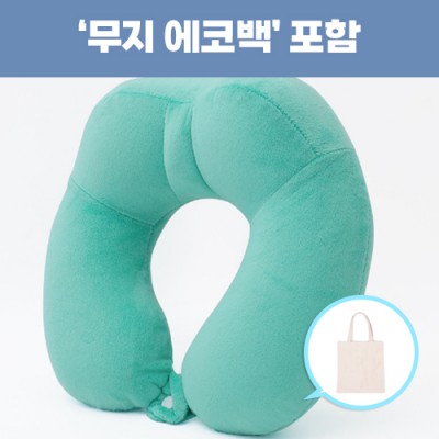로페리아 고비 PP코튼 U자형 여행용 목베개,에코백포함(0215290)