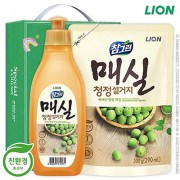 참그린매실300용기 매실300리필 2종