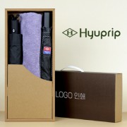 협립 2단 엠보 바이어스 자동우산 +협립 3단 모던 완전자동우산 and 협립호텔코마170타월-세트