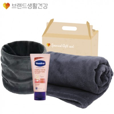 브생건 방한세트 79호(벨벳 넥워머+바세린 핸드크림+따소담 무릎담요)