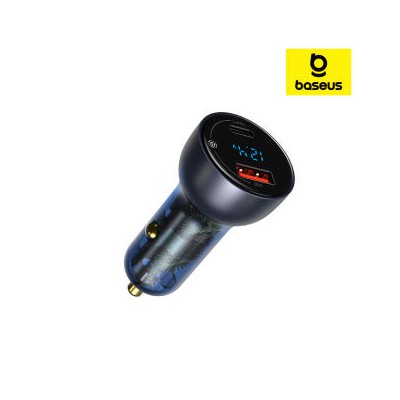 베이스어스 차량용 충전기 멀티 포트 차량 시거잭 USB C타입 듀얼 U+C 65W PPS