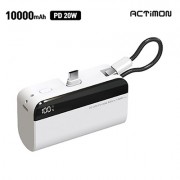 엑티몬 LCD PD20W 고속미니보조배터리10000mAh