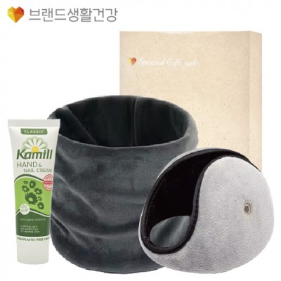 브생건 방한세트 90호(벨벳 넥워머+카밀 핸드크림+청음 귀마개)