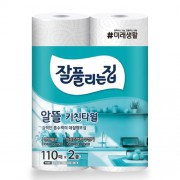 미래생활 잘풀리는집 키친타올 110매x2롤(번들포장)