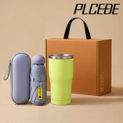 플씨드 초경량 양우산 + 텀블러 600ml 2종세트