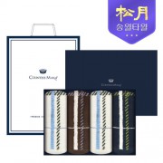 [송월타올] 카운테스마라 체크40 200g 4P 타올세트