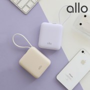 알로코리아 1008PD 포켓 미니 고속충전 일체형 보조배터리 10000mAh