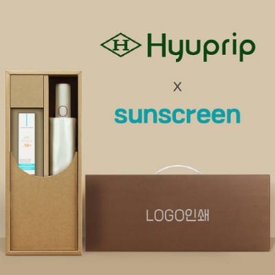 협립 3단60 8K 와인하트 암막 완전자동우산 +선크림1P-세트