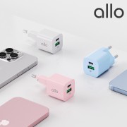 알로코리아 UC230GPD 2포트 30W GaN 듀얼 초고속 충전기