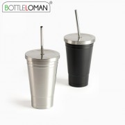 [보틀로만] 이중진공스텐빨대 텀블러 500ml