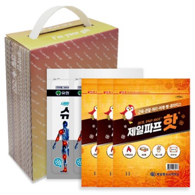 브랜드생활건강 구급키트 15호(유한양행 쿨파프/제일파프 핫파스 5P)