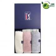 PGA 친환경그린 3단수동 경량스키니+200g코마사타올 3P세트(미니)