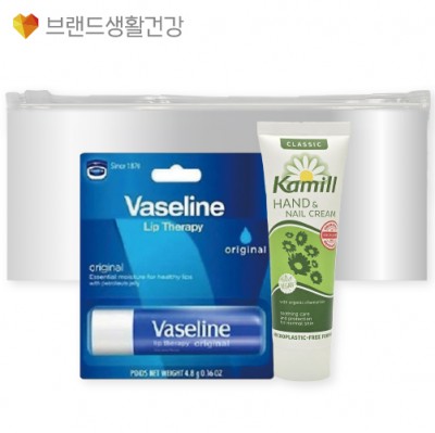 브생건706호 2종세트(카밀 핸드크림+바세린 립밤 스틱4.8)