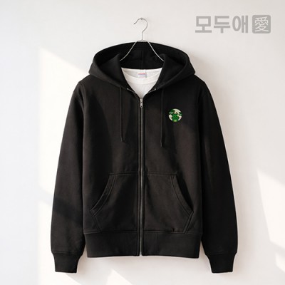 모두애 X 유나이티드 애슬 베이직 후드 집업