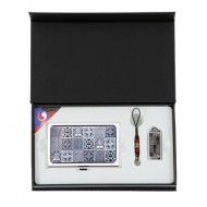 창살문블랙자개명함+창살문블랙자개USB(8GB~64GB)