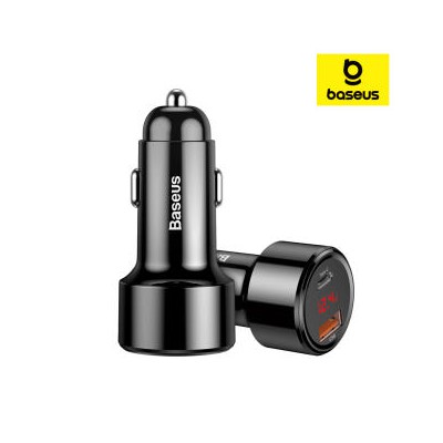 베이스어스 차량용 충전기 자동차 듀얼 USB C타입 고속 시거잭 U+C 45W PPS