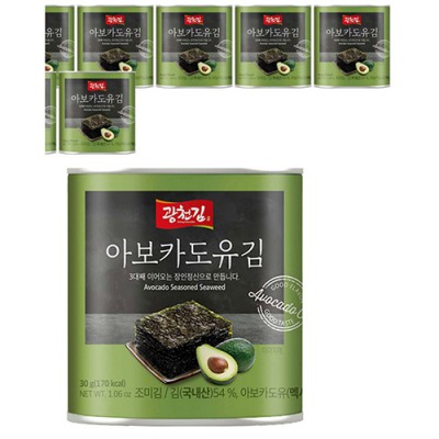 광천김 맛과 향가득 김선물 김세트 (아보카토유 김 30g x 4 캔김) 설선물 추석선물 선물세트 답례품