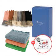로페리아 뱀부스포츠타올+스마트폰터치니트장갑+핫팩 150g(0208857)