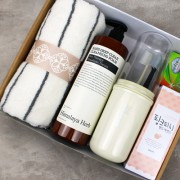 모달 혼방사 타올 180g 나드 클렌징폼 500ml 7종세트